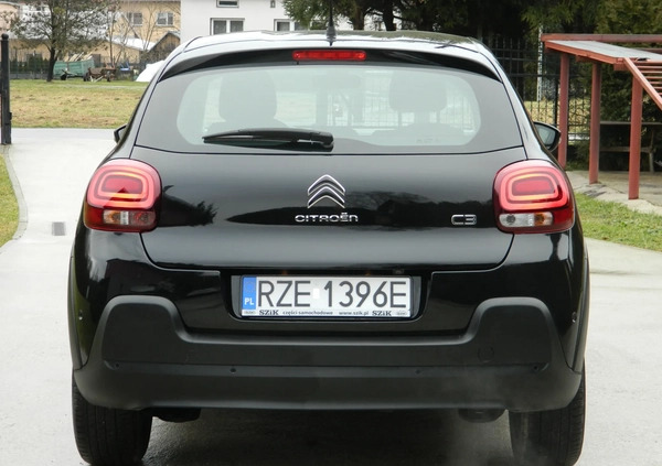 Citroen C3 cena 39900 przebieg: 57096, rok produkcji 2019 z Błażowa małe 37